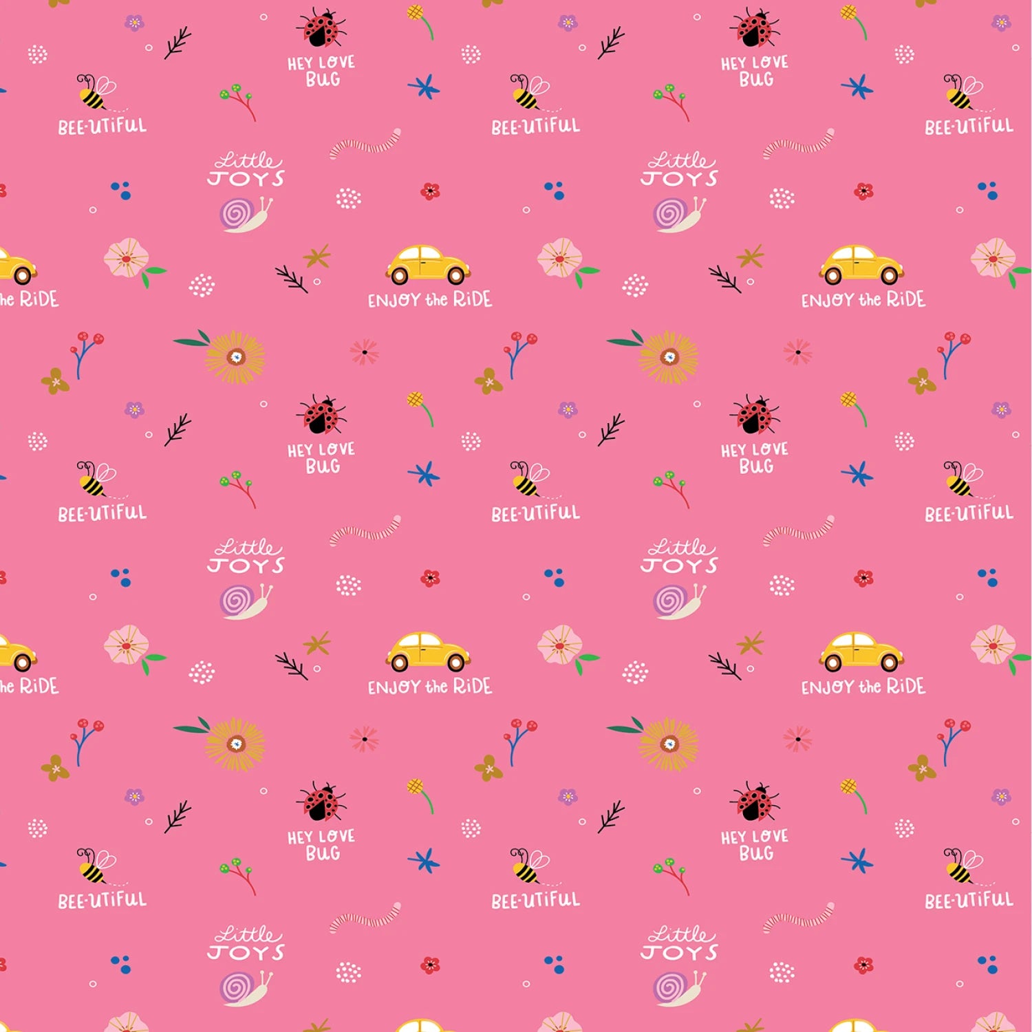 Hey Love Bug Little Joys - Pink
