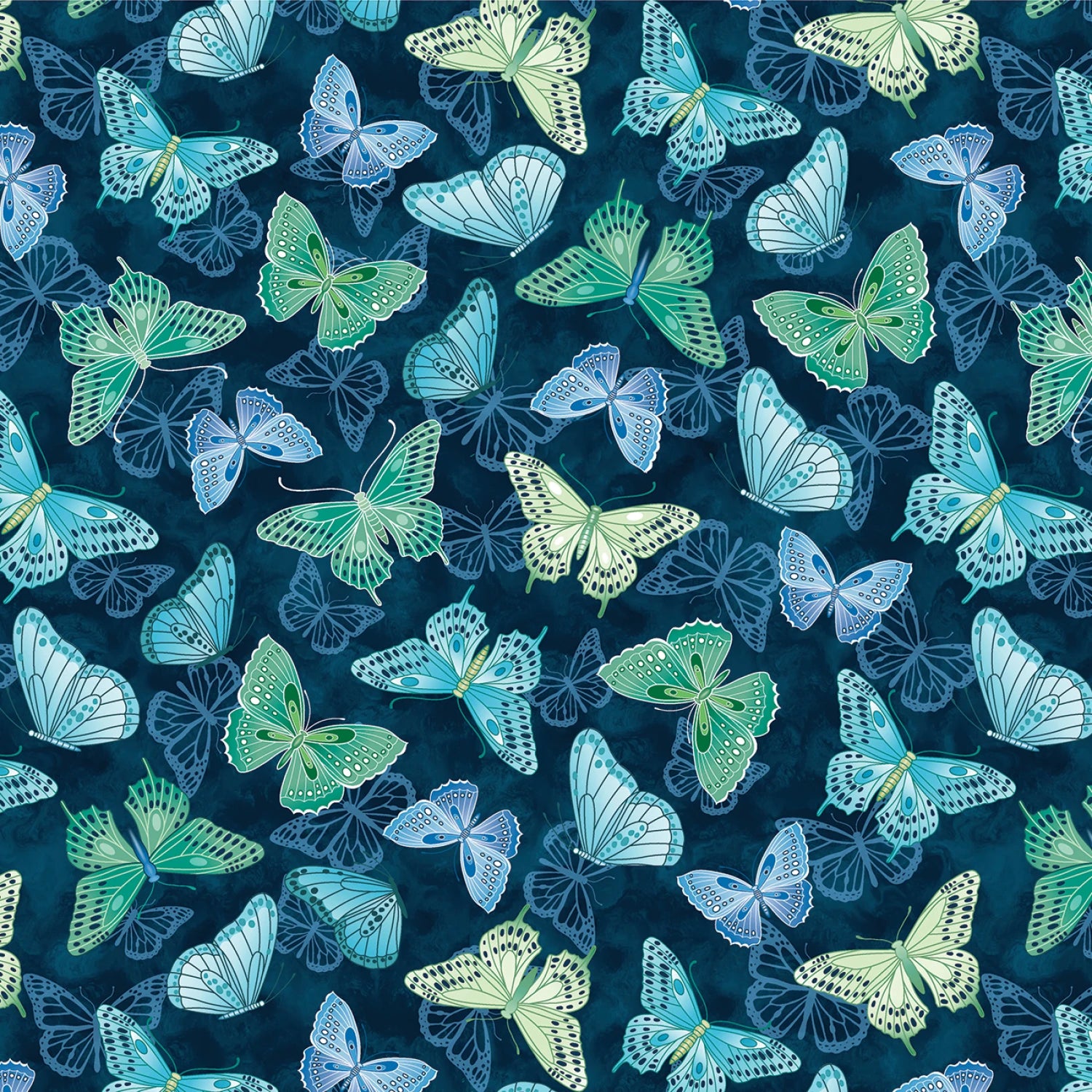 Butterfly Dance Navy