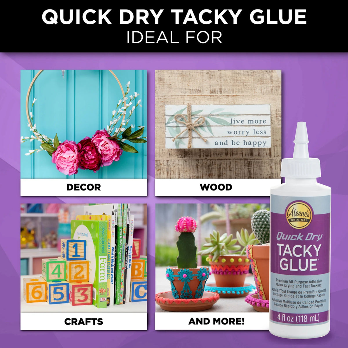 Aleene's Quick Dry Tacky Glue 4oz