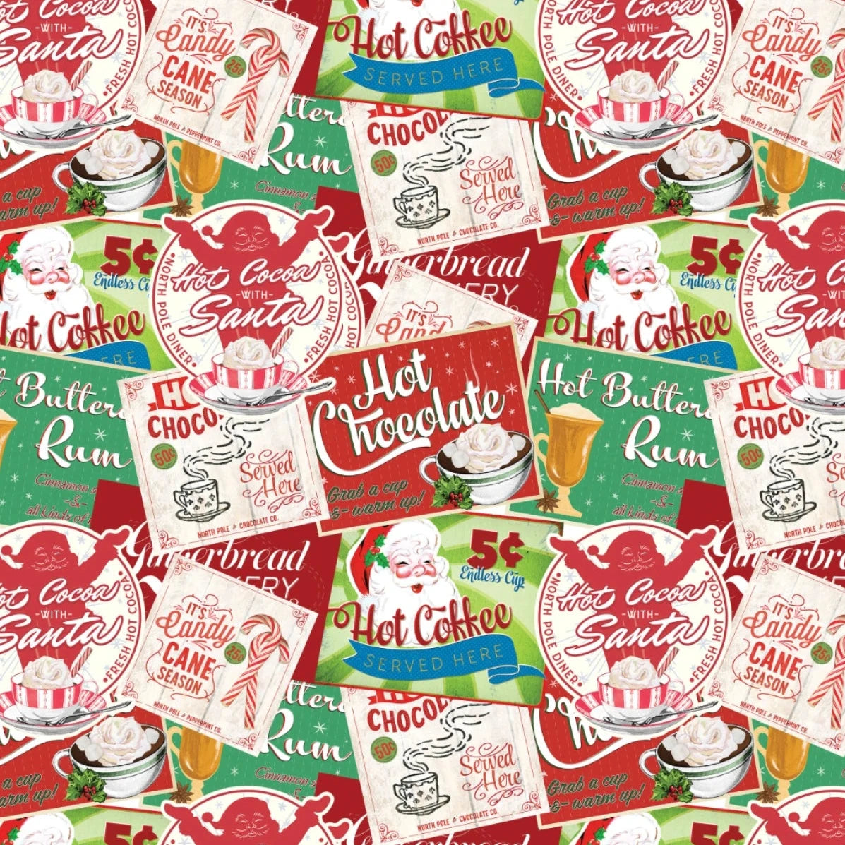 Letters to Santa Multi Vintage Labels