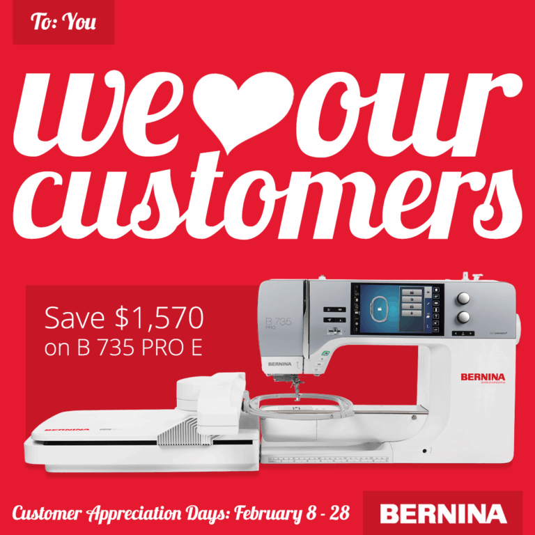 BERNINA 735QE Pro