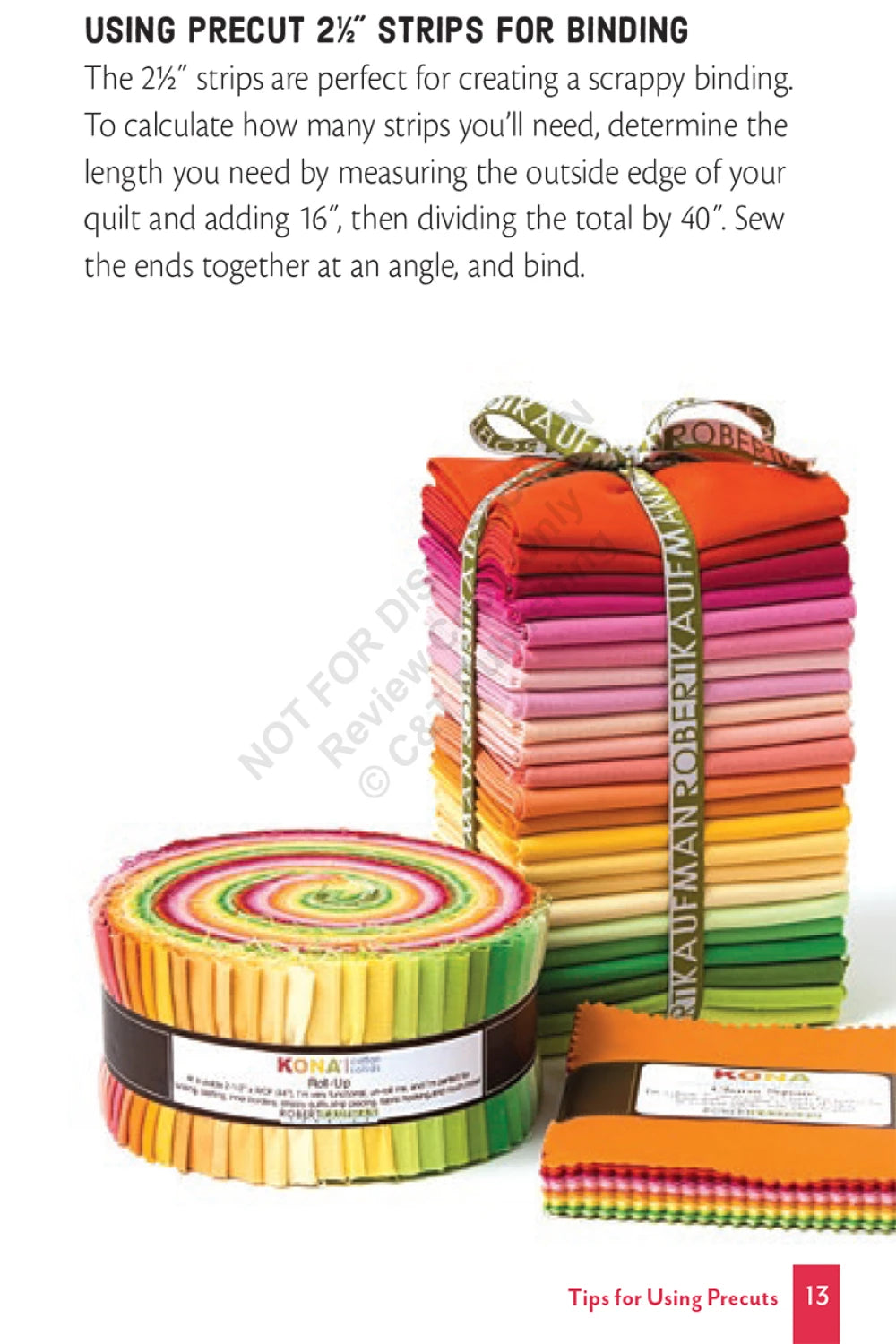 Quilting with Precuts Pocket Guide