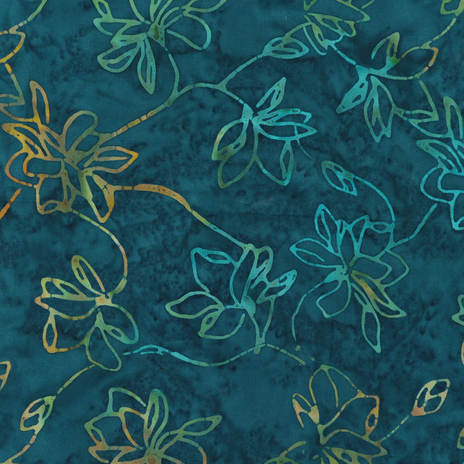 Baliscapes Teal Lotus Batik