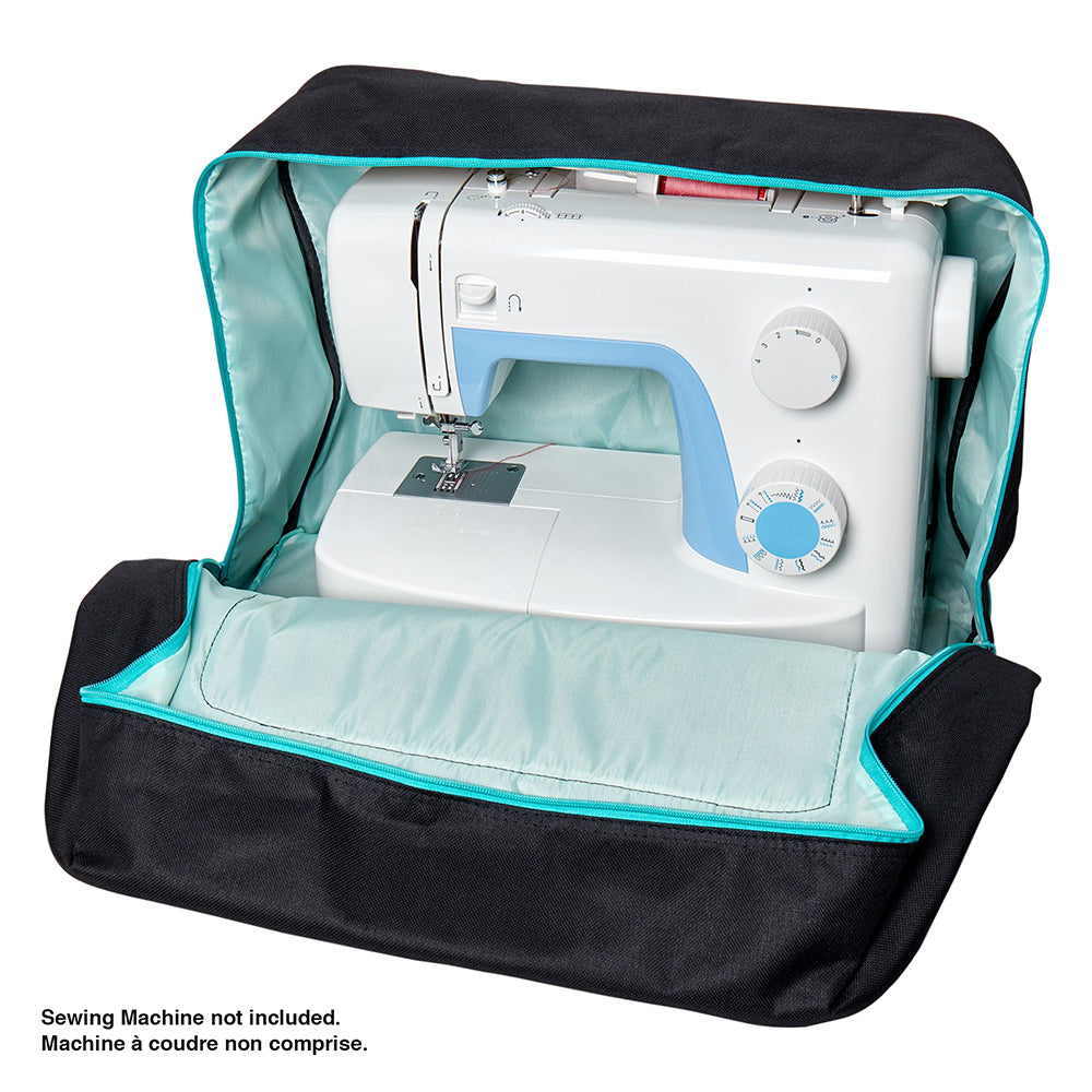 Sewing Machine Tote Bags - Black & Turquoise