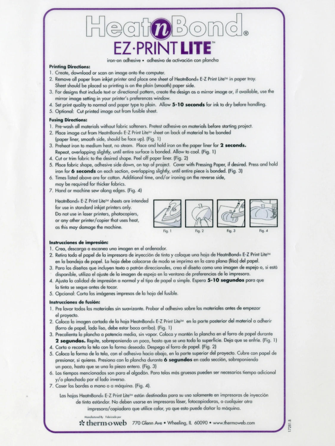 HEATNBOND EZ Print Lite