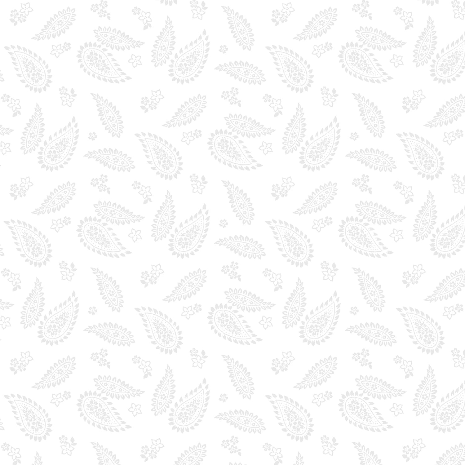 Cookie Dough White Paisley