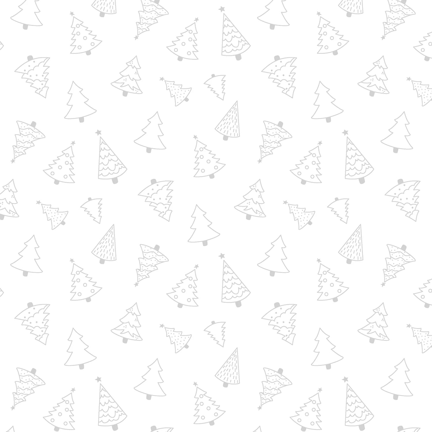 Trees White on White