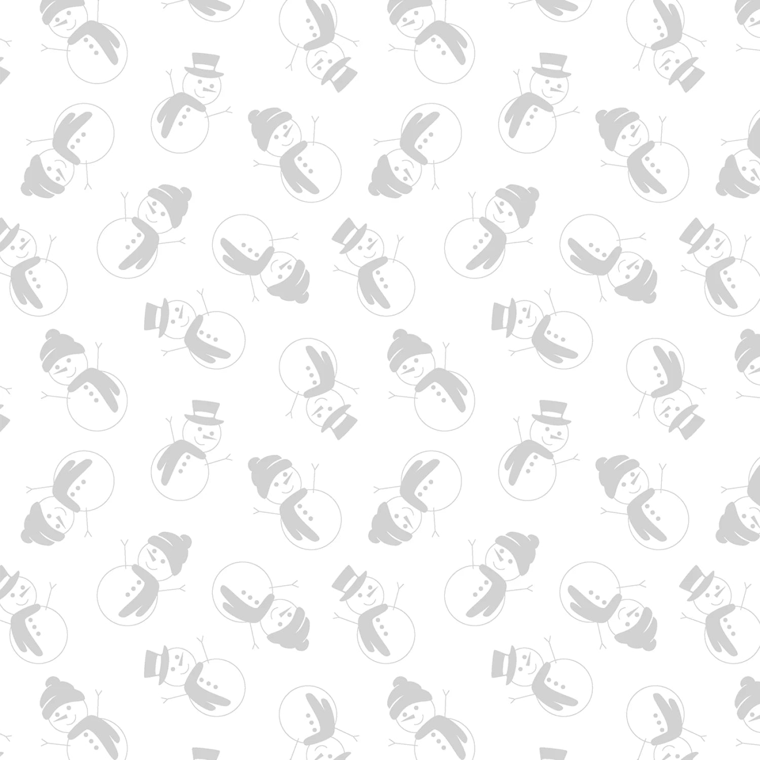 Snowmen White on White