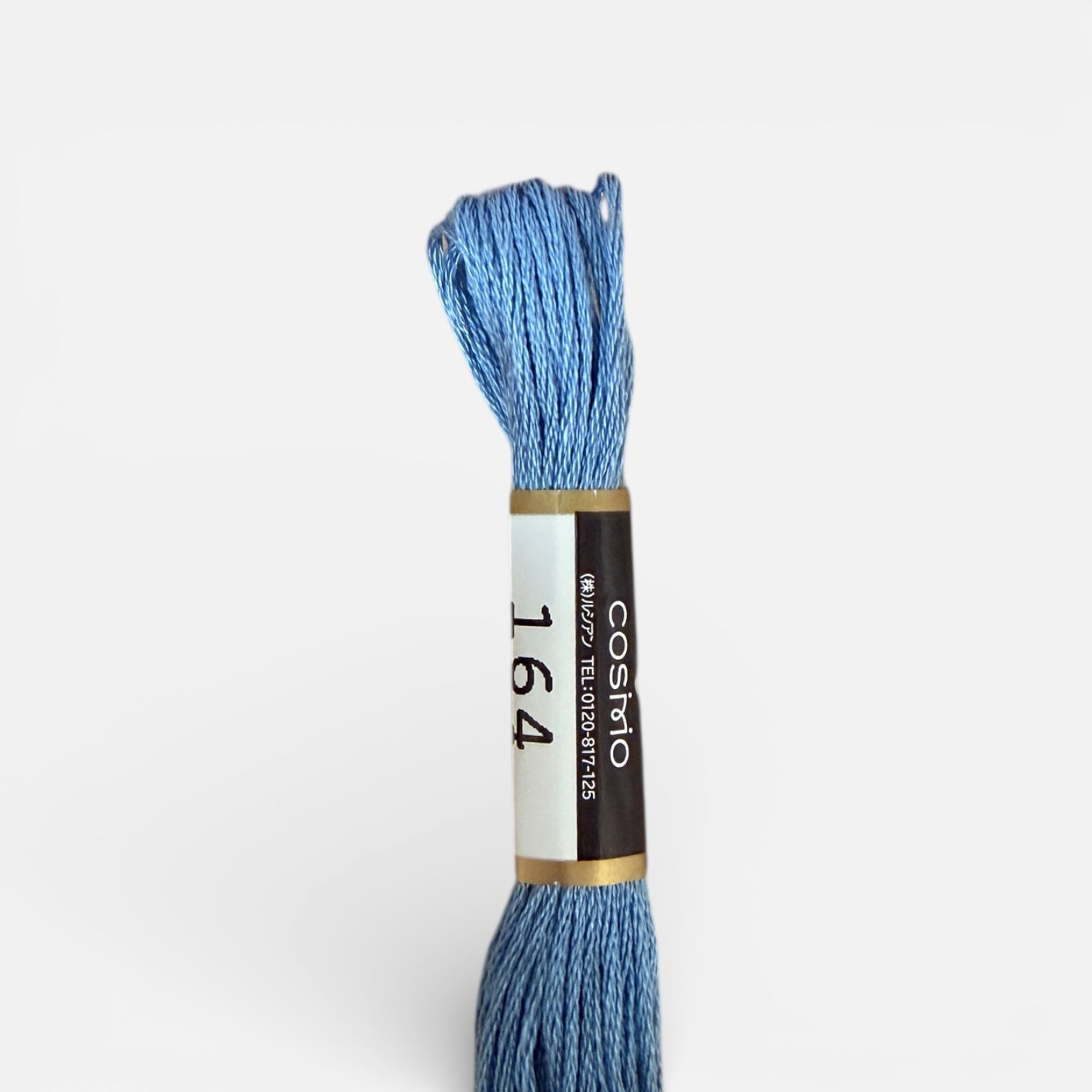 Cosmo Cotton Embroidery Floss Light Dull Blue 164