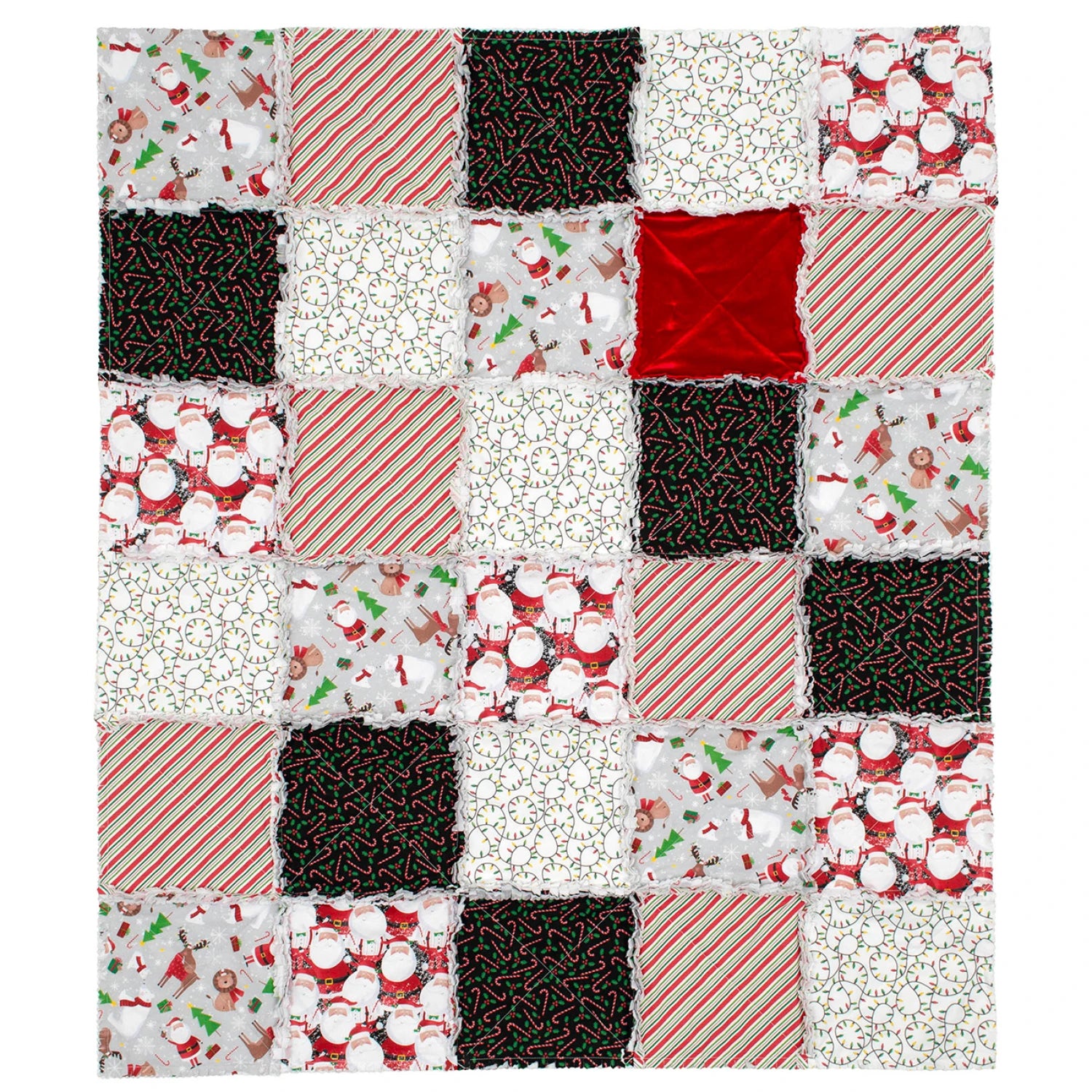 Multicolor Santa Suit - Quilt Kit Box