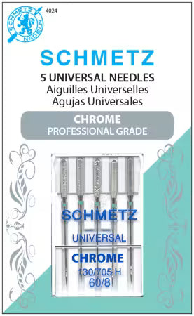 Schmetz #4024 Chrome Universal 60/8 - 5 count