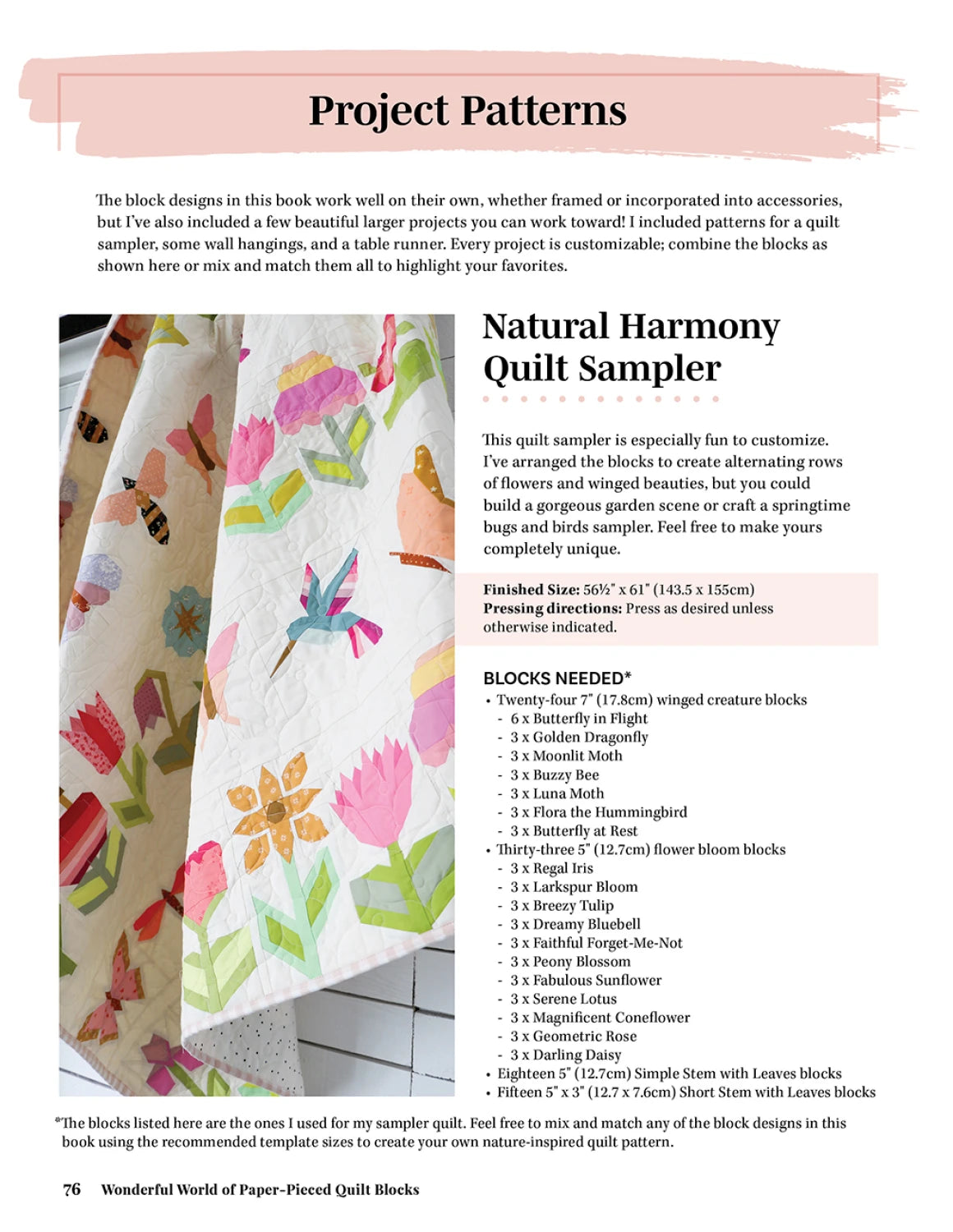 Paper-Pieced Quilt Blocks