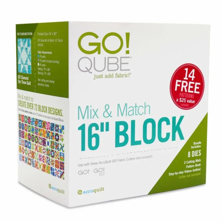Accuquilt Qube Mix & Match 16" Block