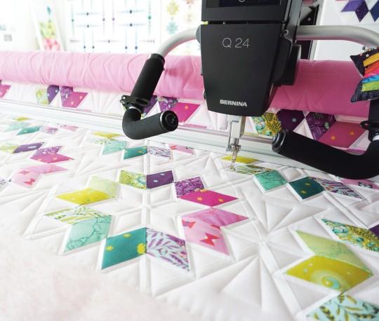 Bernina Q24 on a Frame