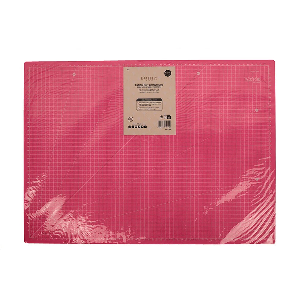 Bohin Cutting Mat (Pink/Orange) 23.5" x 18"