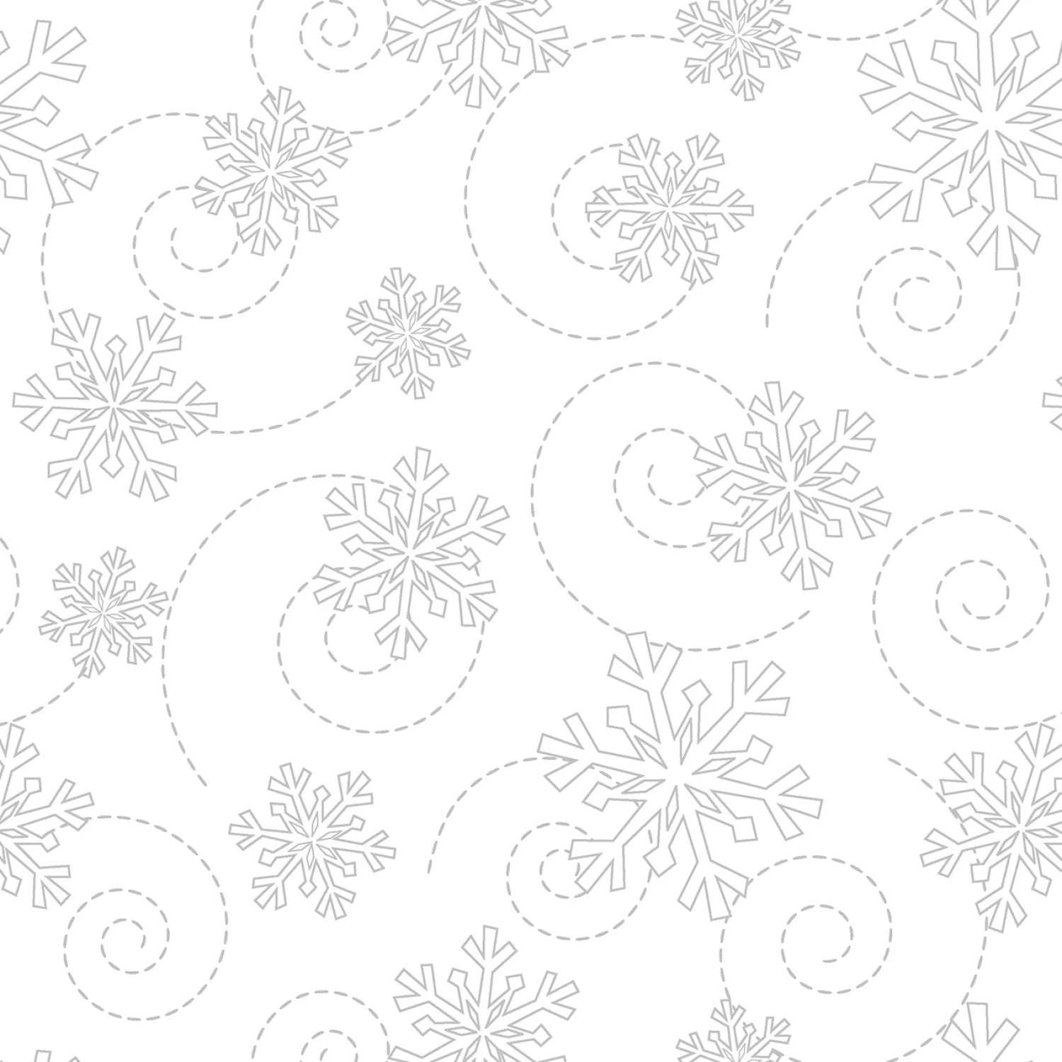 Kimberbell Basics White Snowflakes