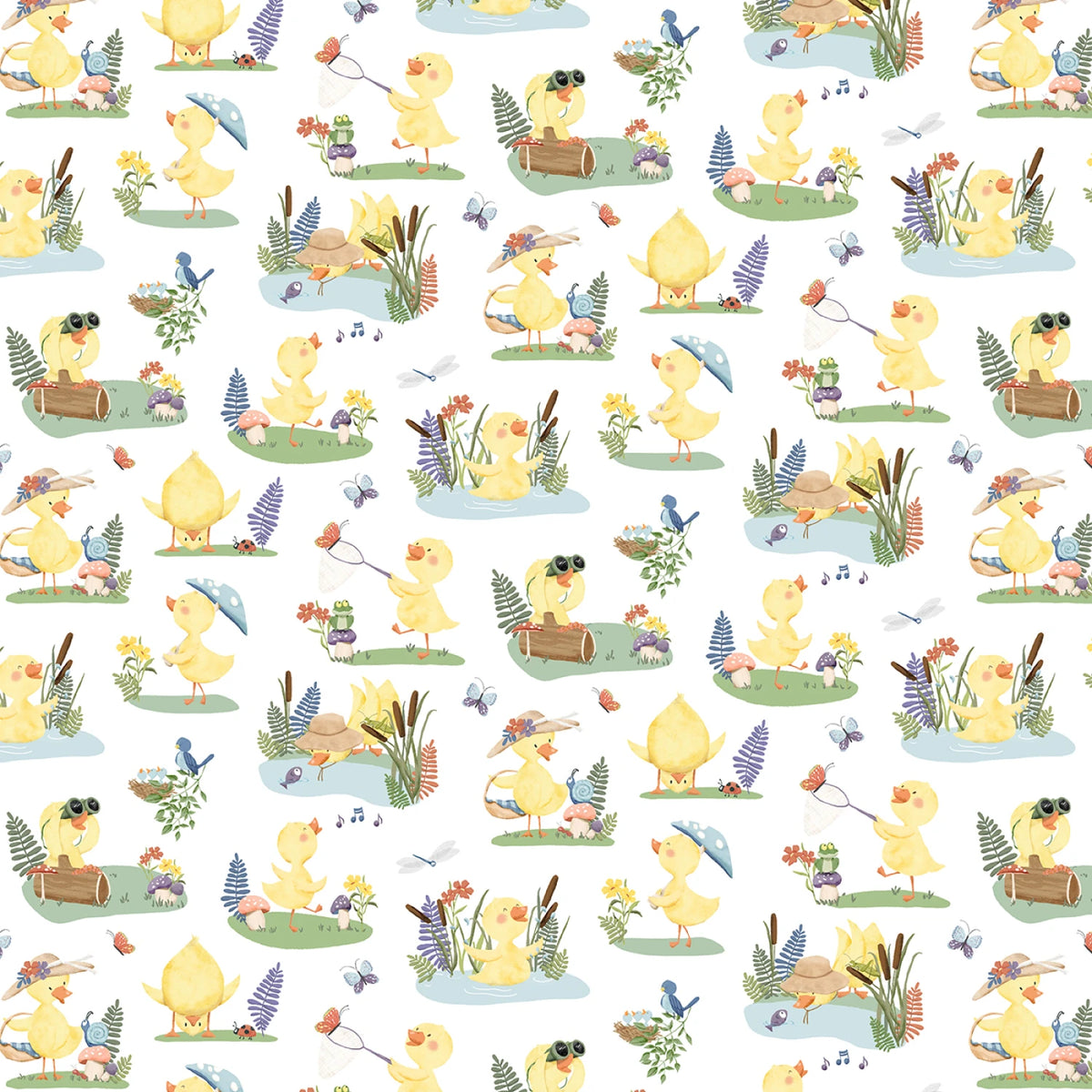 Lucky Ducks Scenic Duck - Yellow