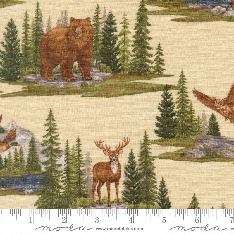 Northwoods Lodge Northwoods Allover Landscape and Nature - Multi