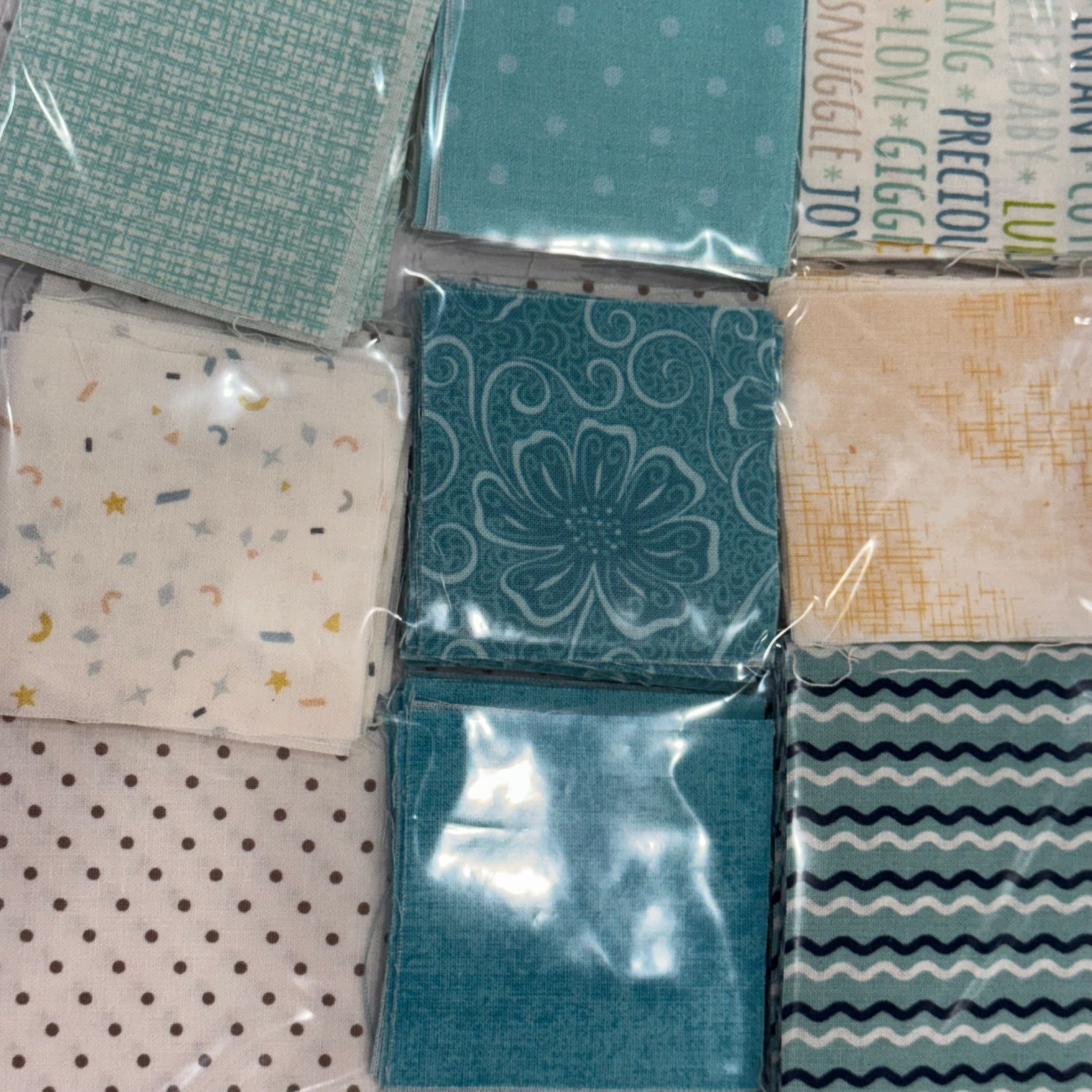 Sweet Baby Boy Irish Chain Quilt Kit