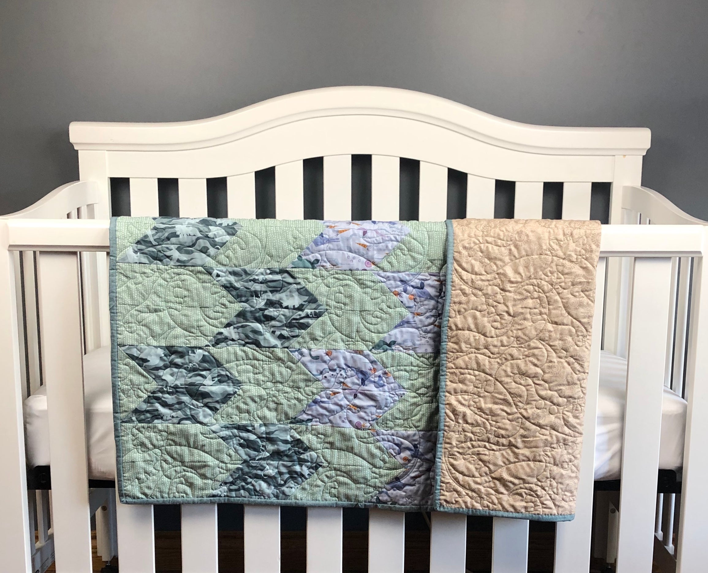 Chevron Dinosaur - Quilt Kit