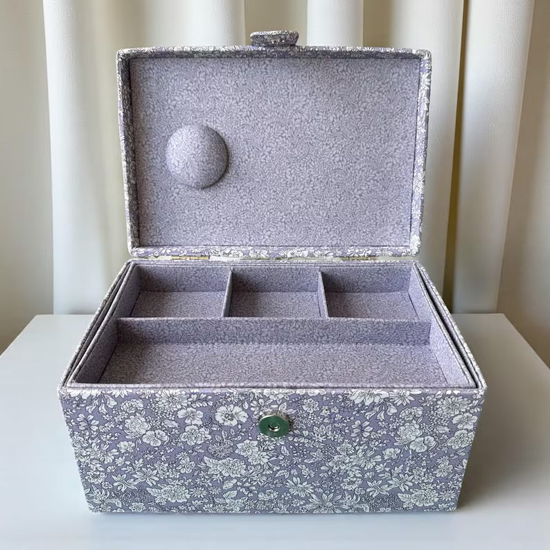 Liberty Floral Sewing Box