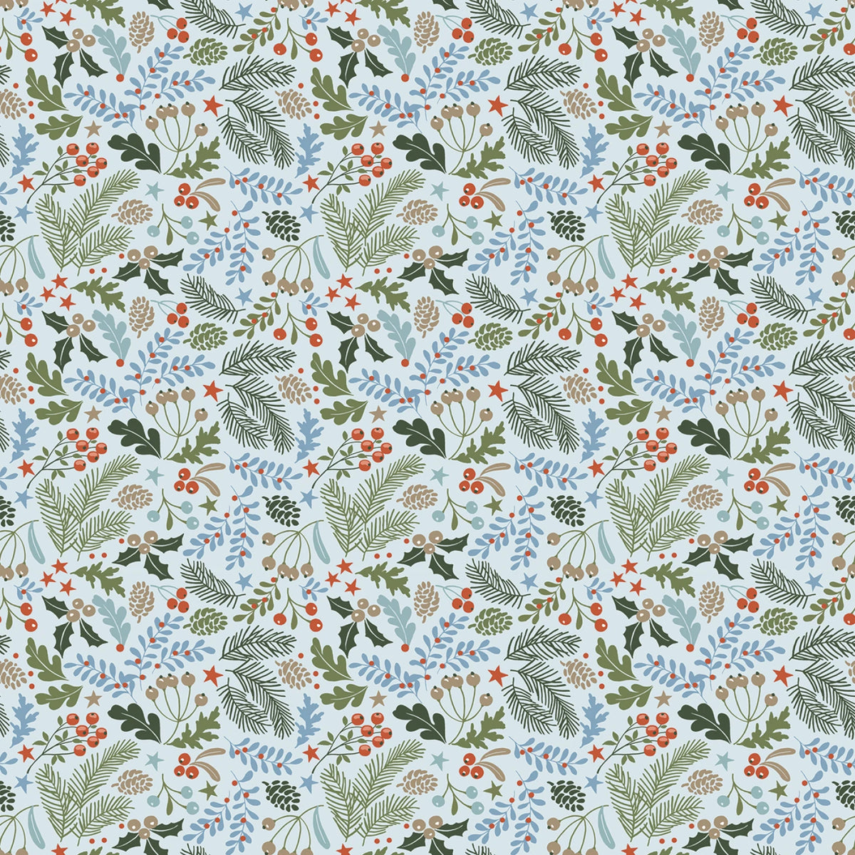 3 Metre Fabric Bundle - Santa’s Tree Farm