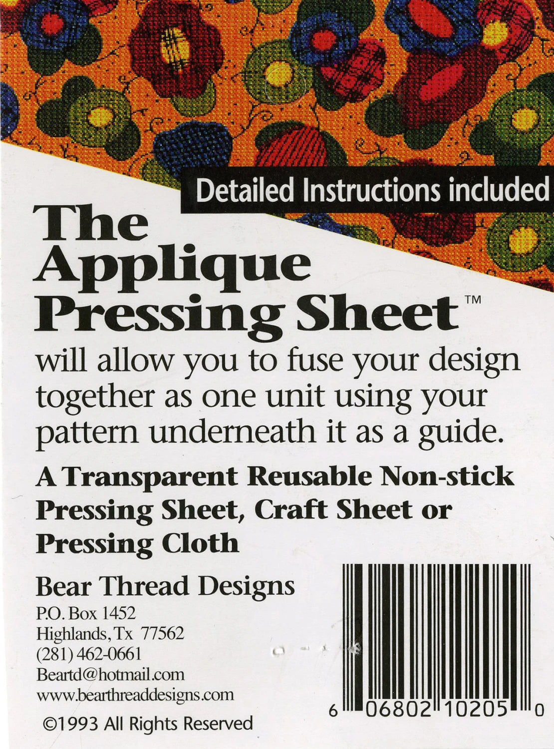 The Applique Pressing Sheet