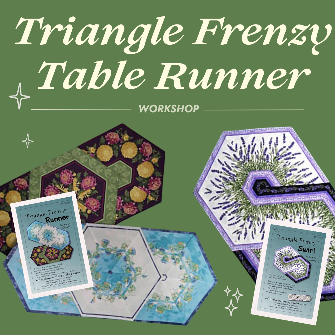 Triangle Frenzy Table Runner Workshop Fall 2026 - Burlington