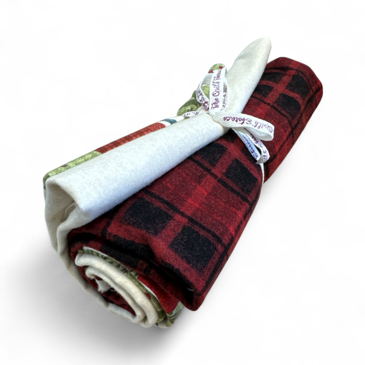 3 Metre Fabric Bundle - Holly Jolly Flannel Snowman