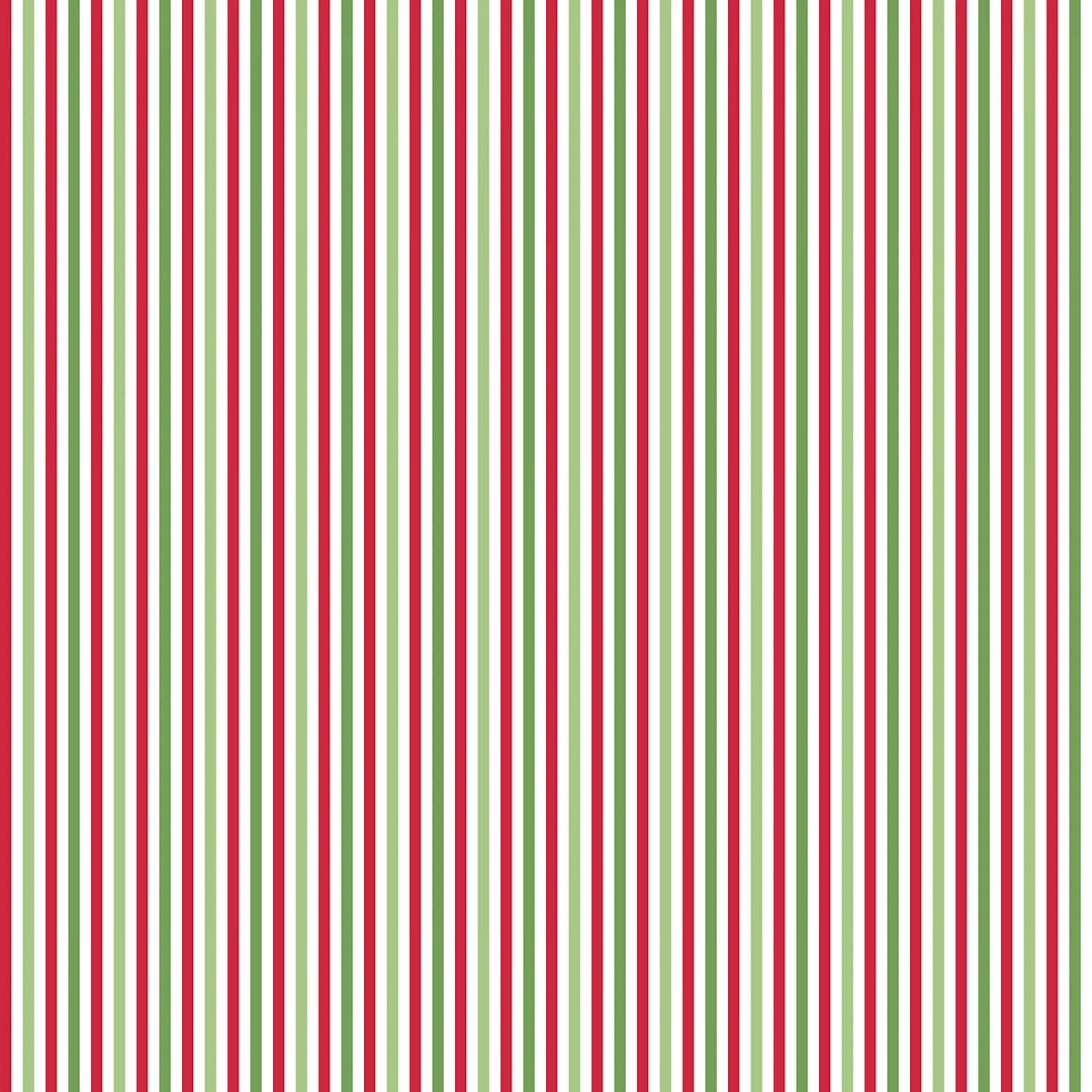 Seasonal Basics 1/8" Christmas Stripe
