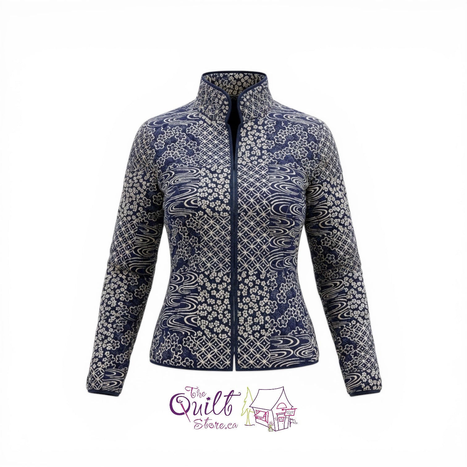 Nara Japanese Homespun Patchwork - Indigo