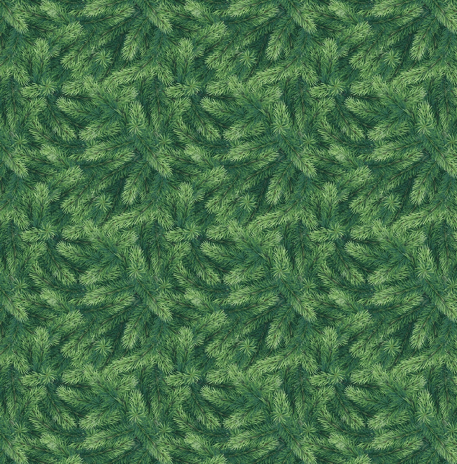 Rustic Holiday Evergreen Pine Branches