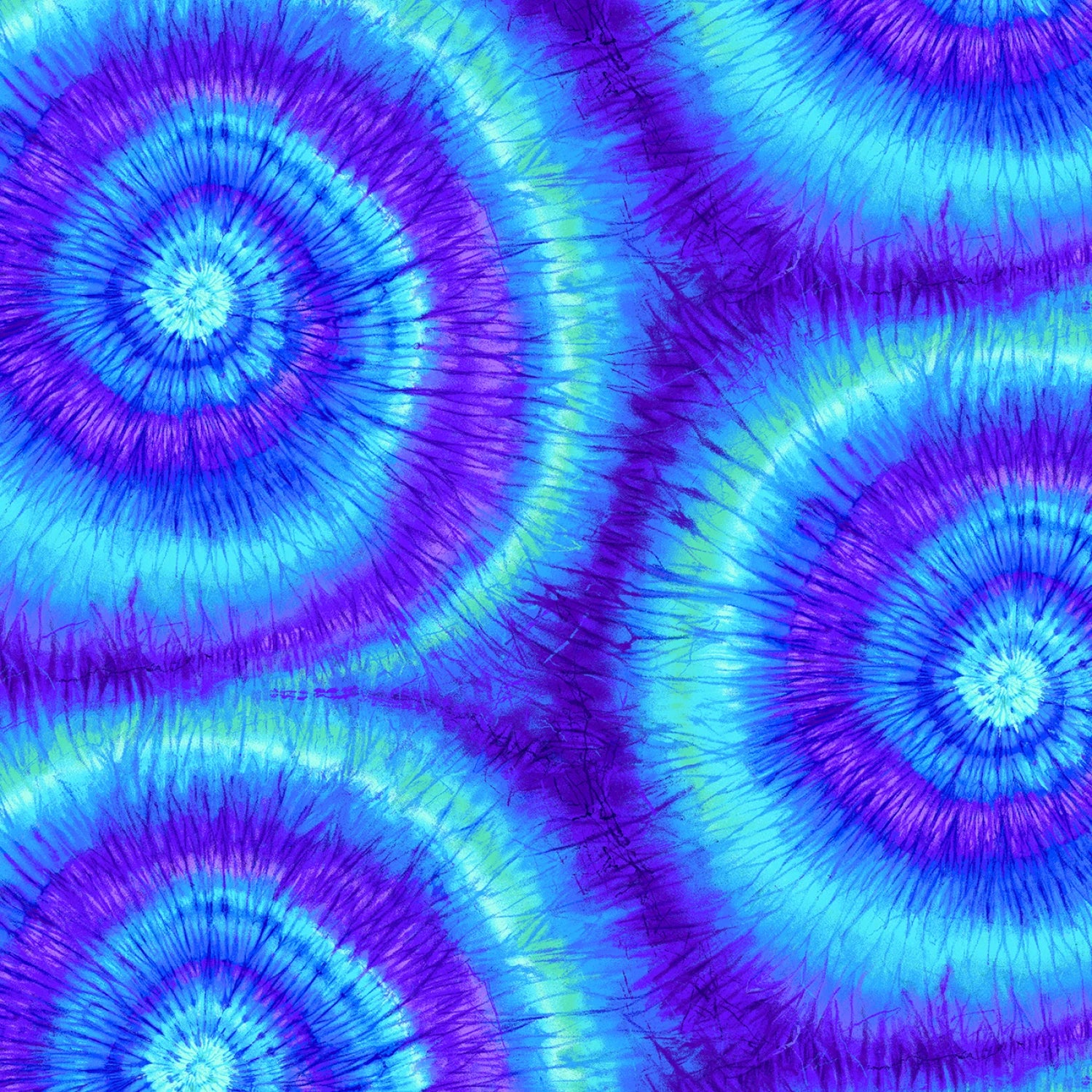 Tie-Dye Swirl Blue