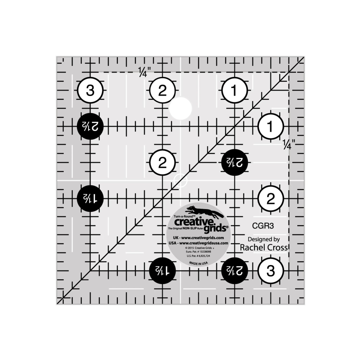 Creative Grids 3 1/2" x 3 1/2"