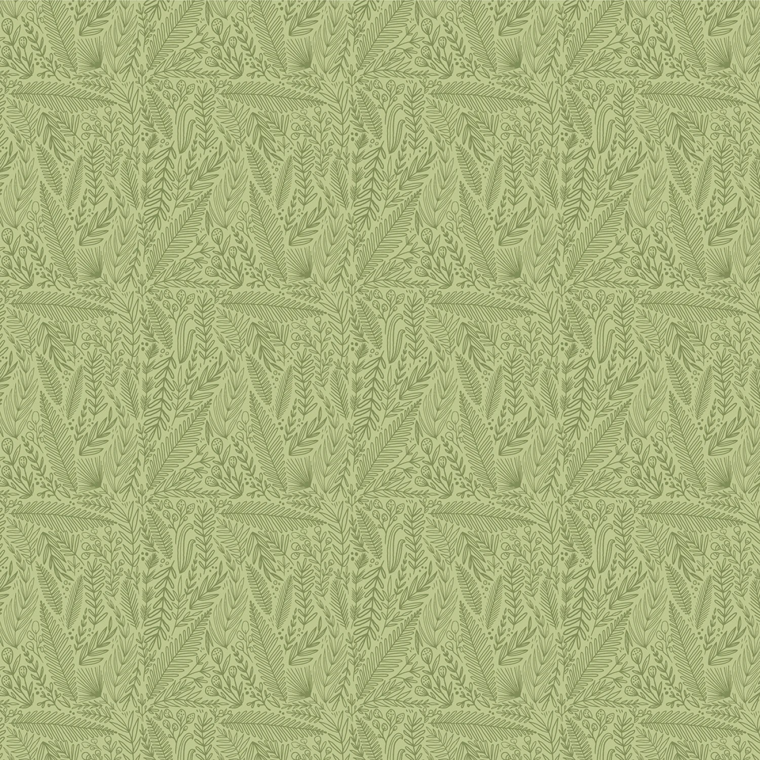 Cottage Charm Delicate Foliage Green