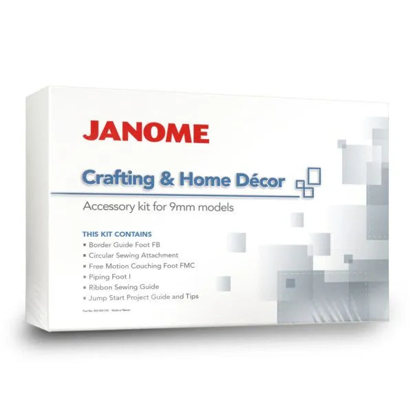 Janome Crafting & Home Decor Accessory Kit (9mm)