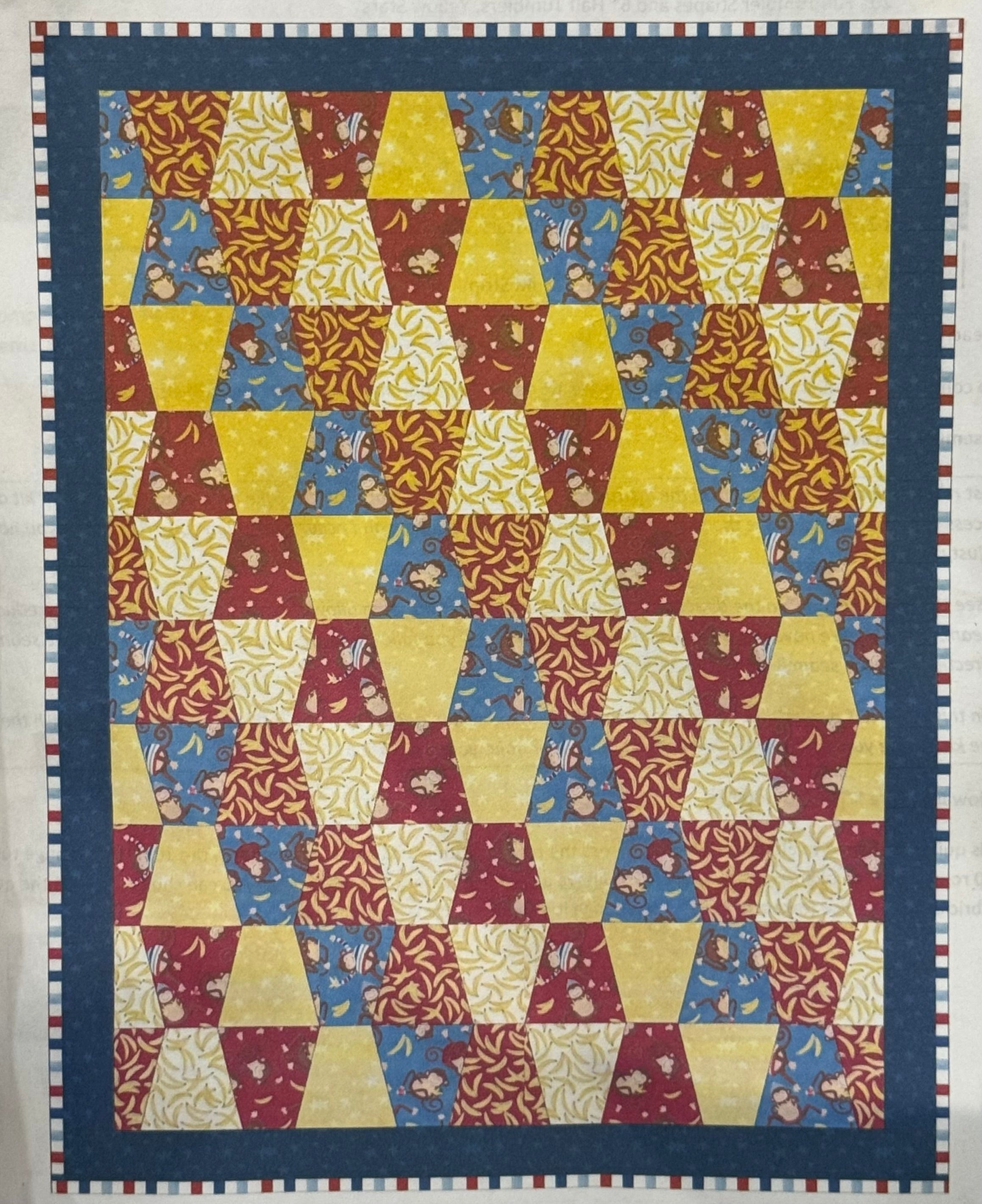 Monkey Business Tumbler Quilt Kit