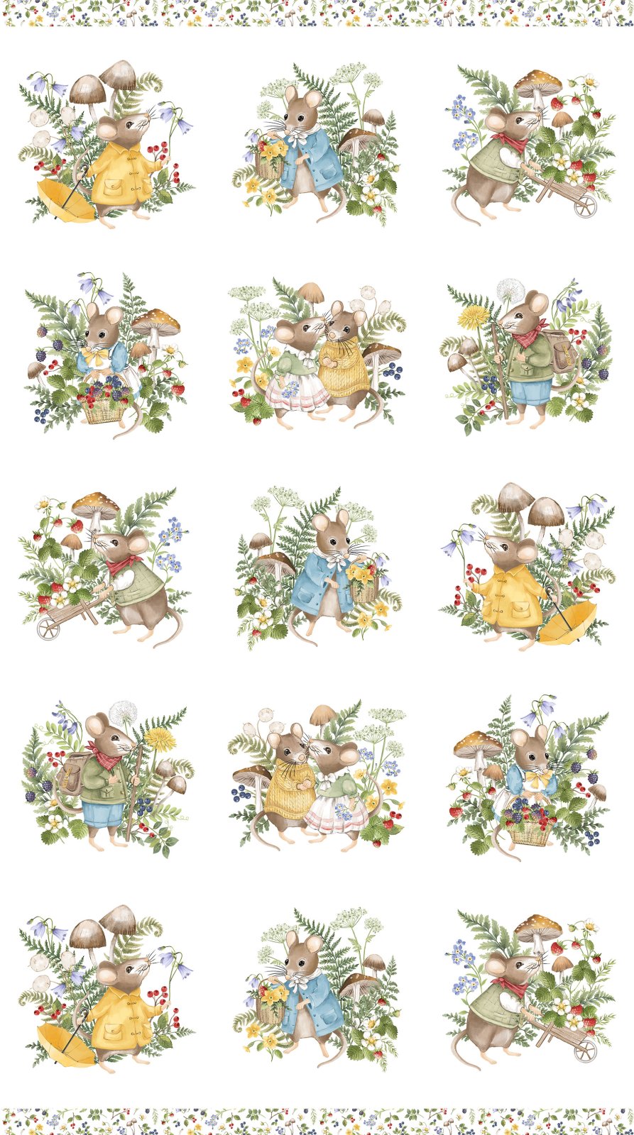 Country Mouse Scenic Blocks Panel