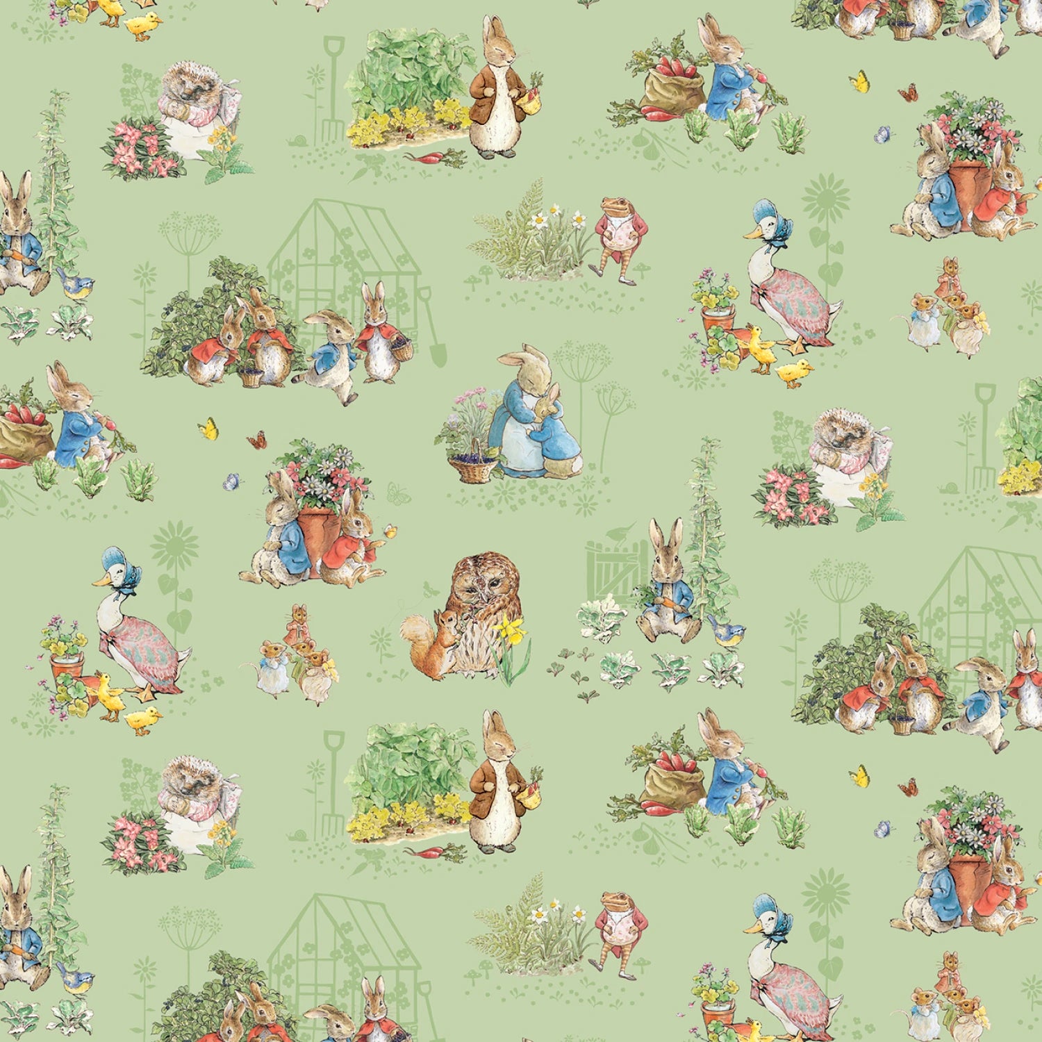 Peter Rabbit & Friends Characters Fern Flannel