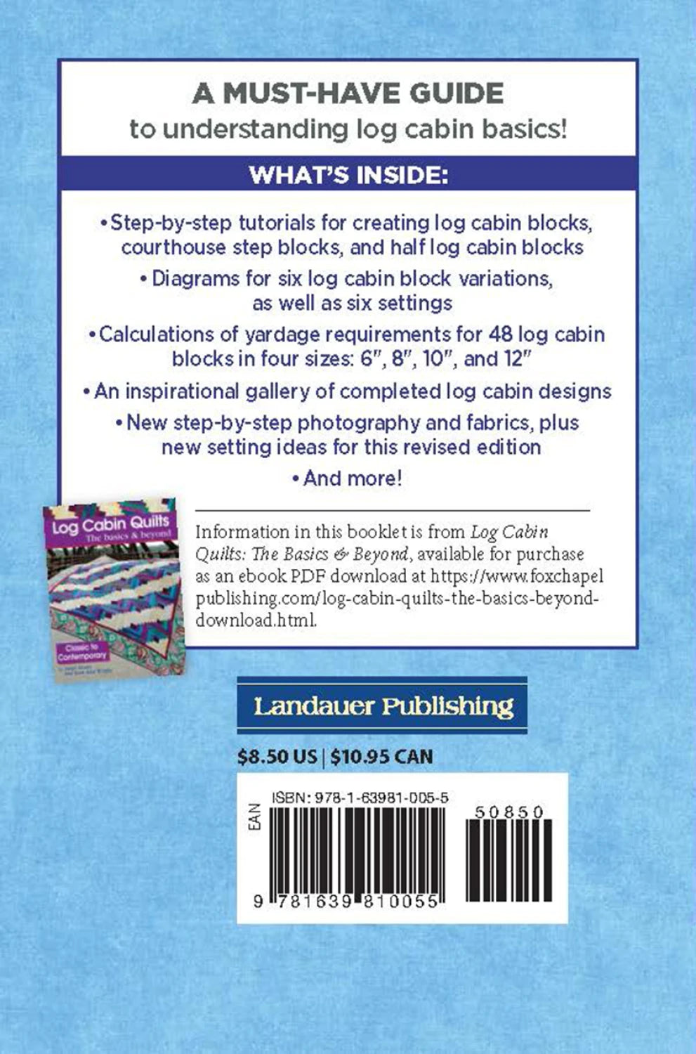 Pocket Guide - Log Cabin Basics