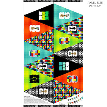 FIFA World Cup 2026 Canvas Bunting Panel