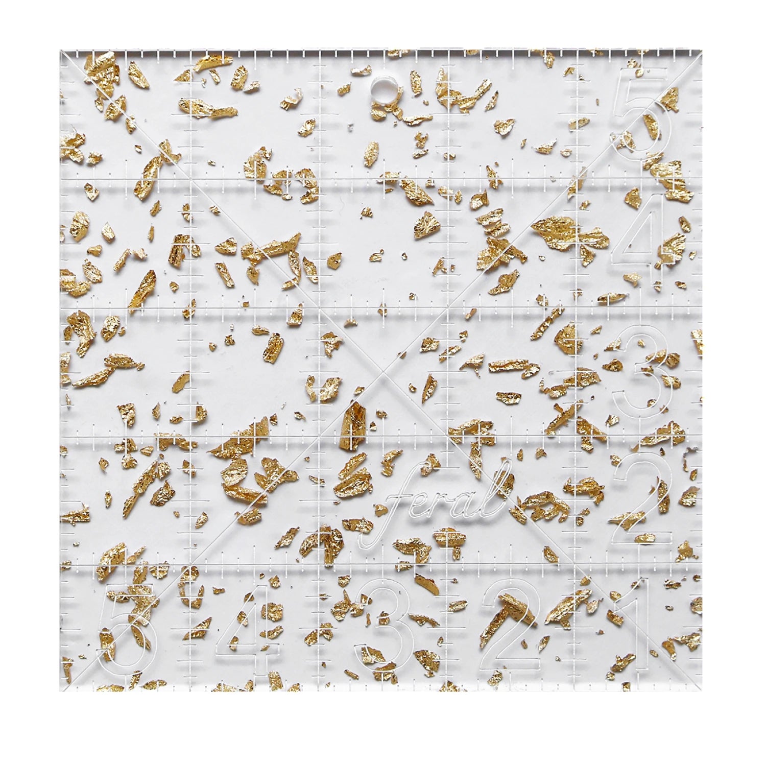 Feral Golden 5" Charm Ruler