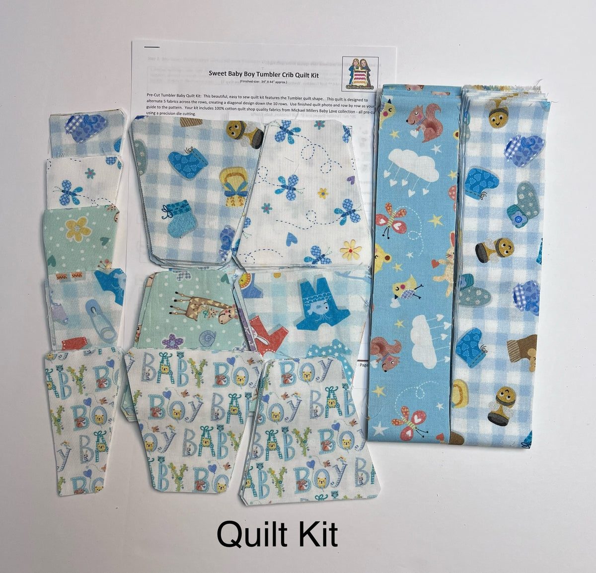 Baby Love tumbler Quilt Kit