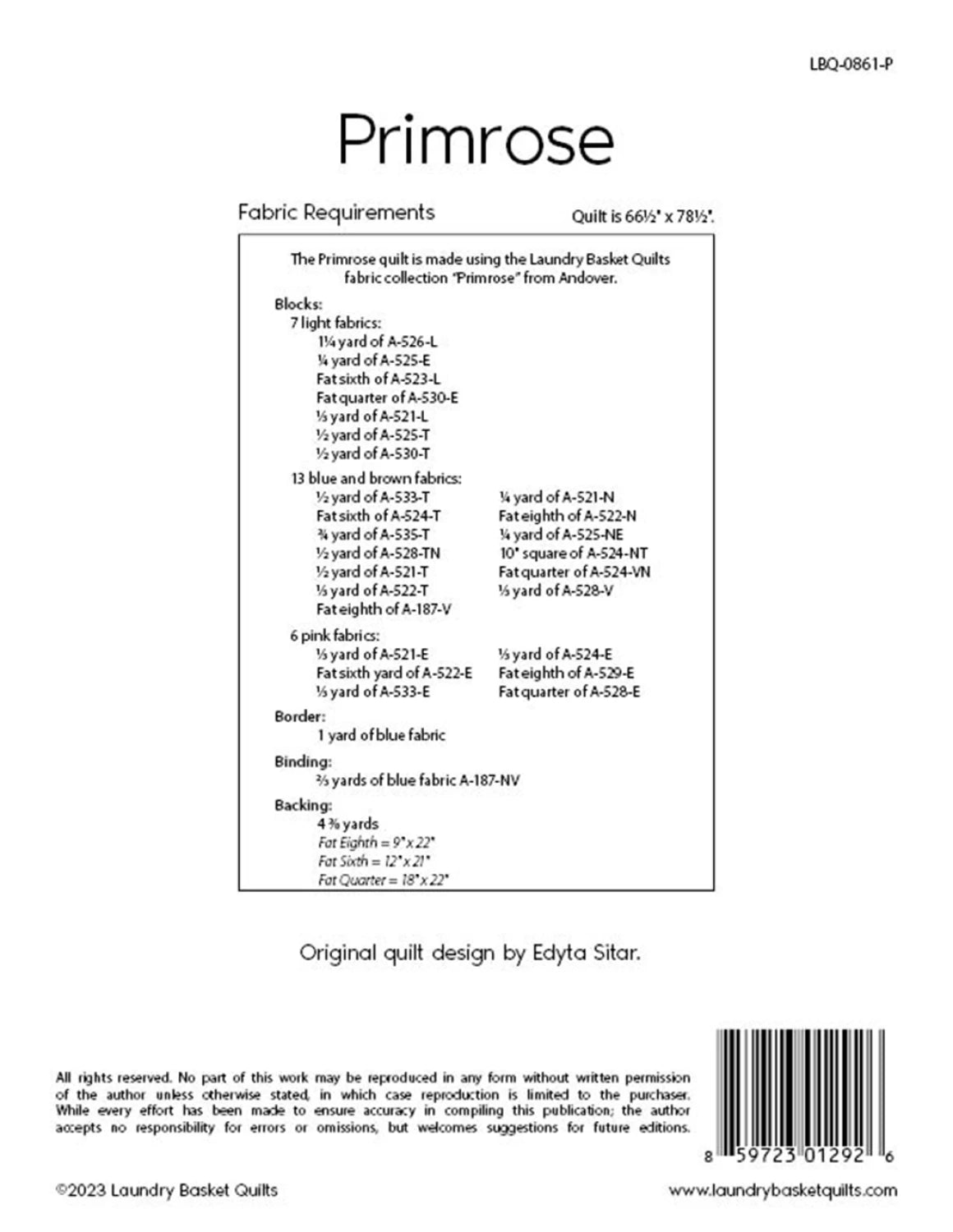 Primrose Pattern