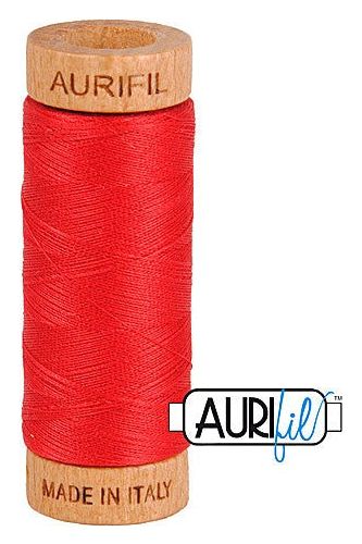 Aurifil Thread 80 wt - Red 2250