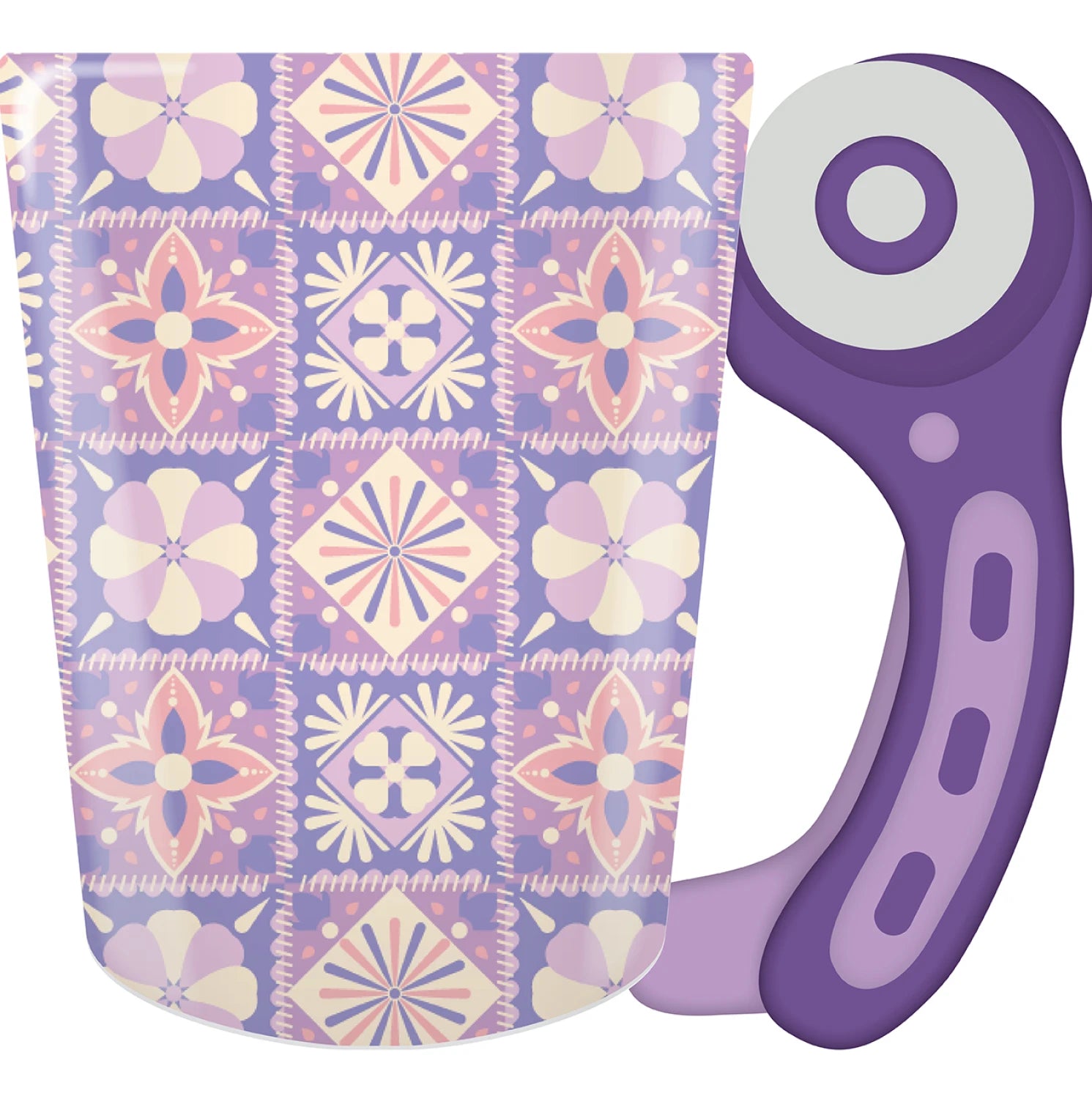 Ceramic Sewing Themed Mug