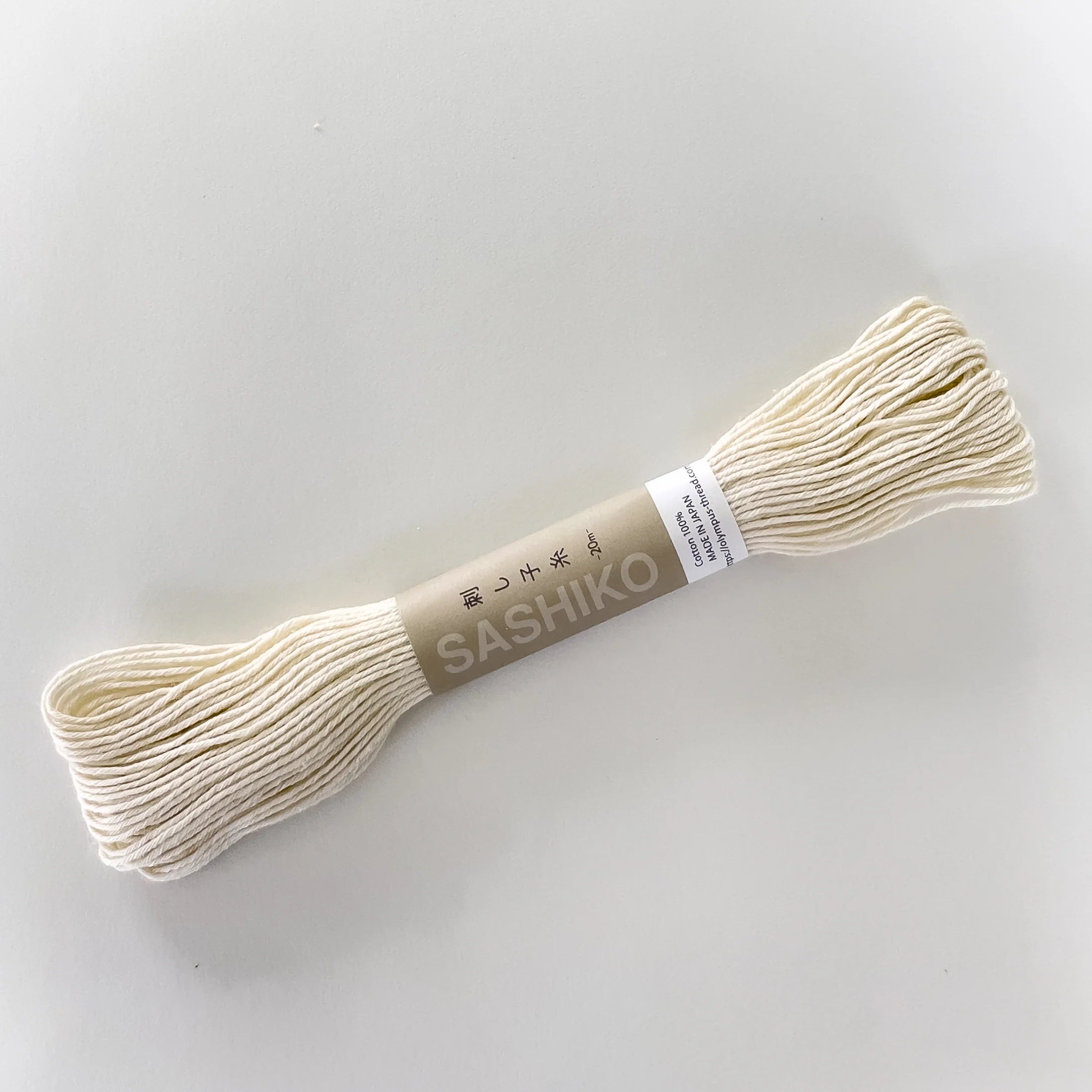 Olympus Sashiko Thread 22yds - Off White Cream