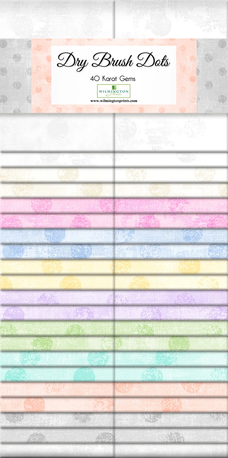 Dry Brush Dots 40 Karat Gems