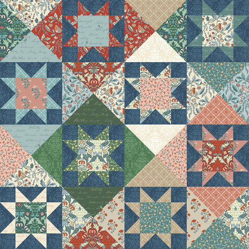 Ambleside Multi Quilt Block - Cheater Print