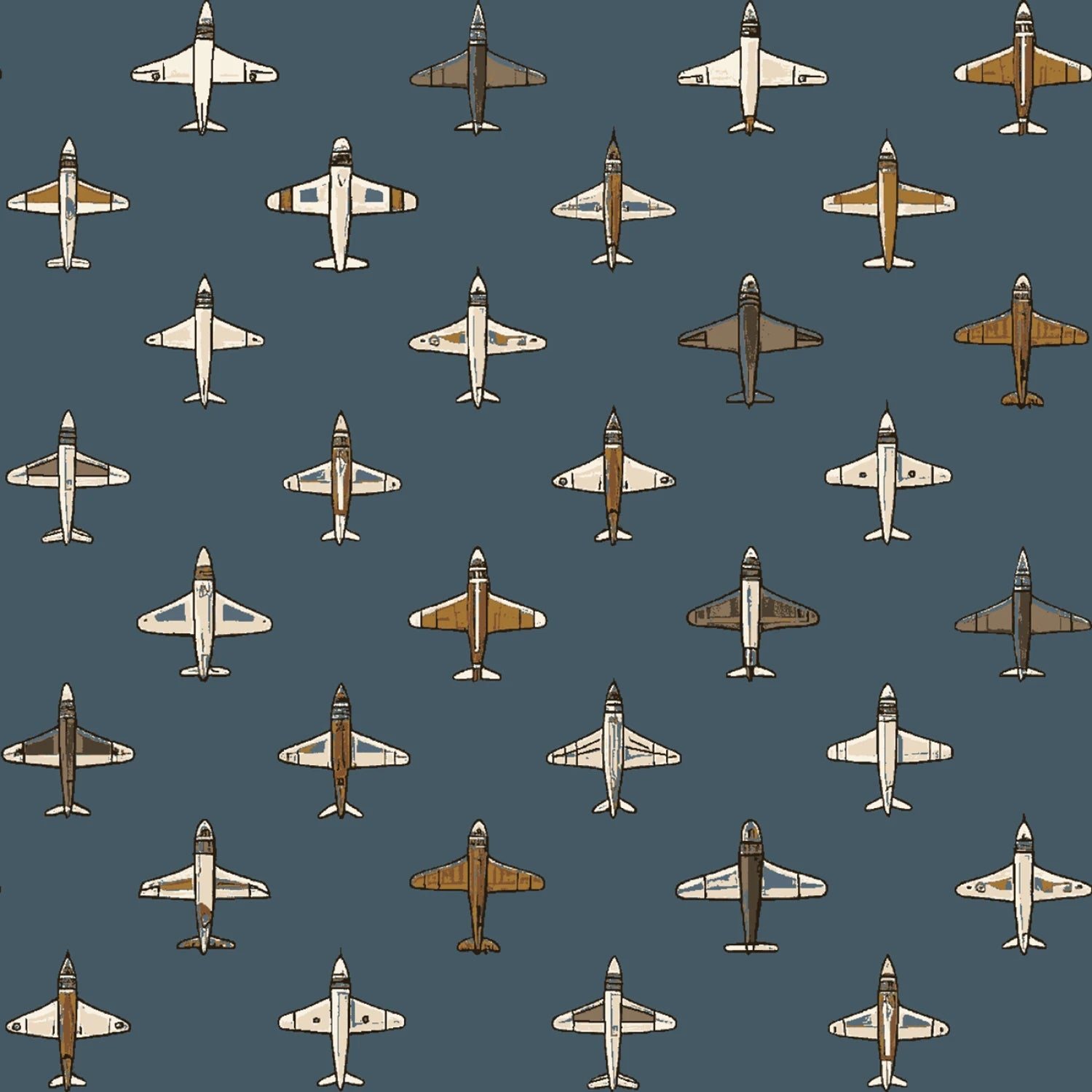 Aviator Blue Flying Together